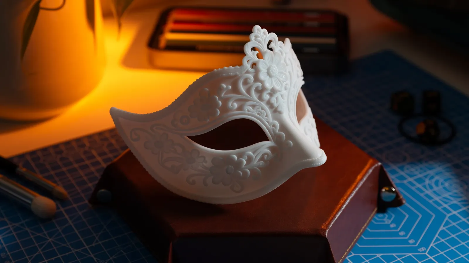 Ажурна маска от Alpha White Resin