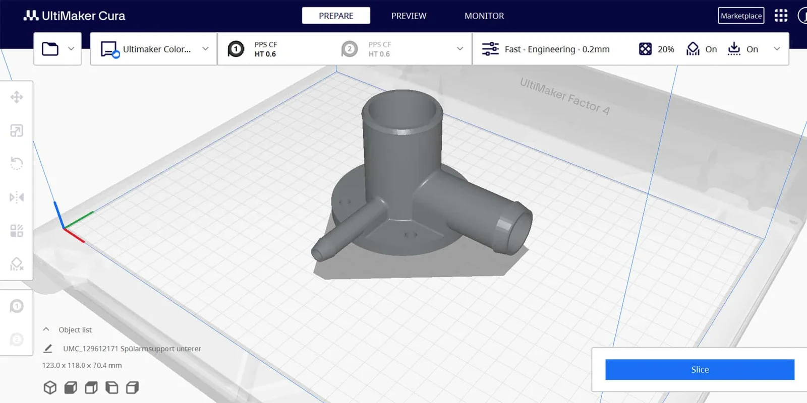 Индустриално 3D принтиране с PPS CF – най-новият материал от UltiMaker