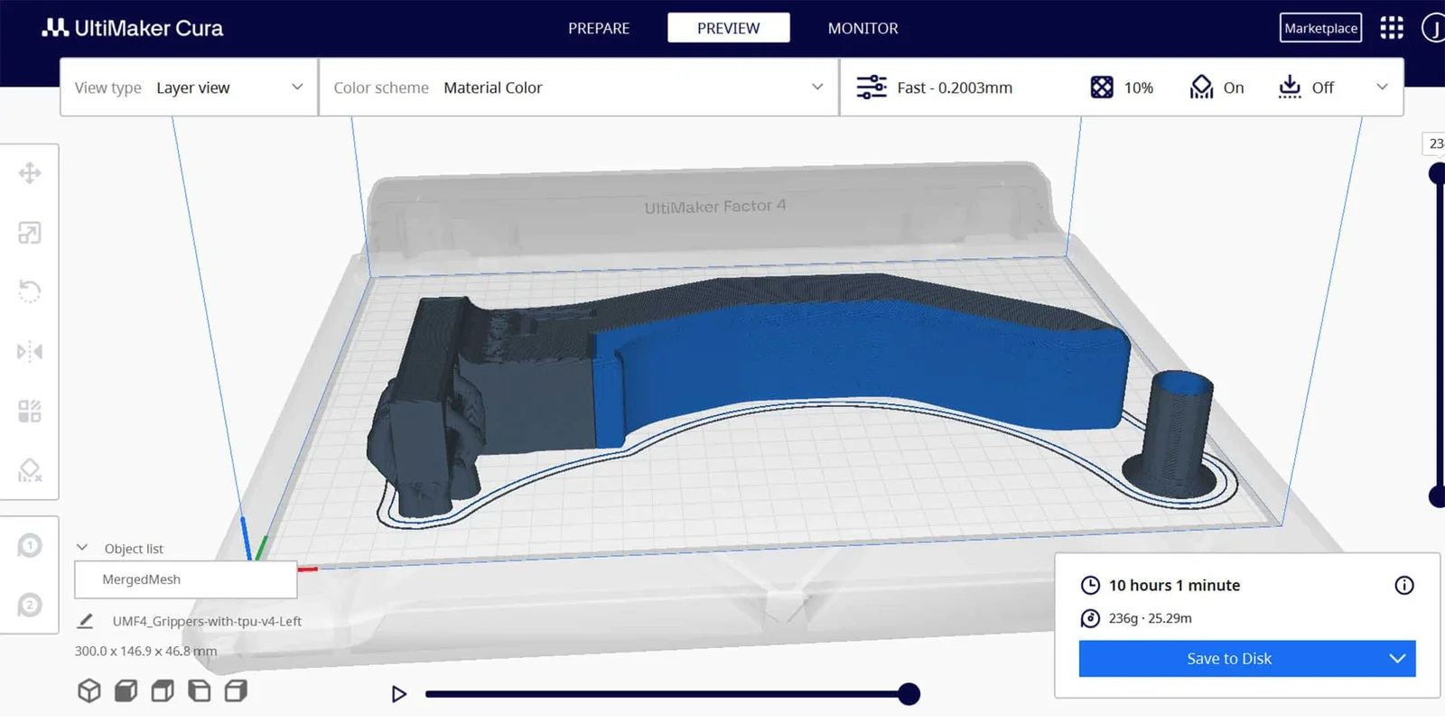 Индустриално 3D принтиране с PPS CF – най-новият материал от UltiMaker